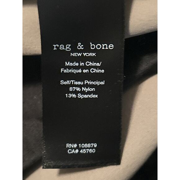 NWT Rag & Bone Nylon/Spandex Pants Tan/Green Back Elastic Drawstring Size XL - Picture 6 of 7